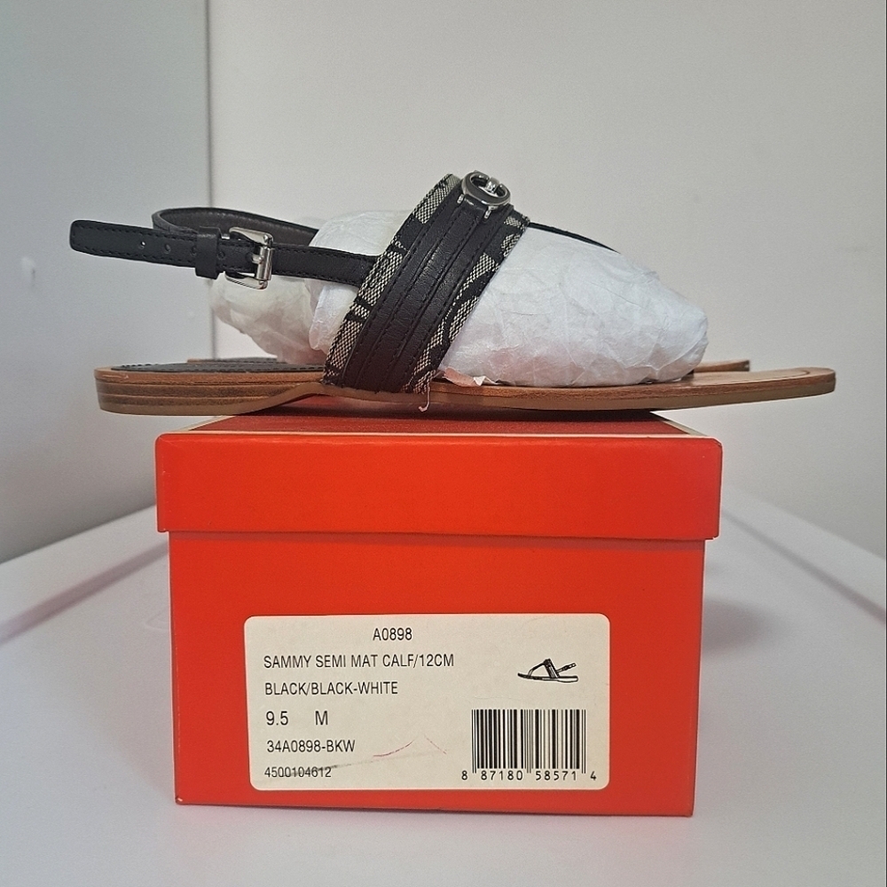 Coach Sammy Sandal Black 9.5